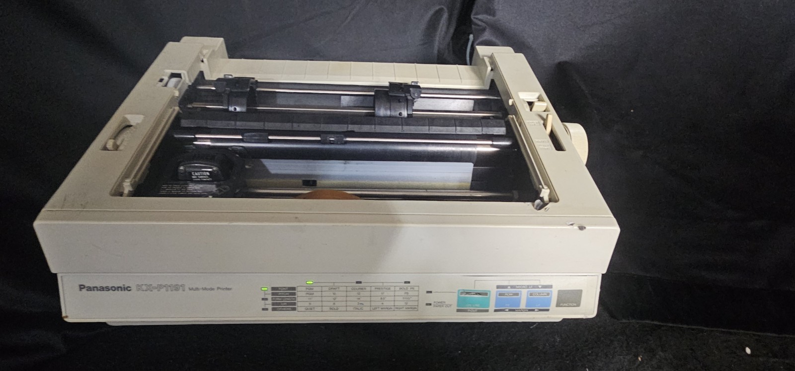 Panasonic KX-P1191 Multi-Mode Dot Matrix Printer w/ Power Cord & Cable Connector