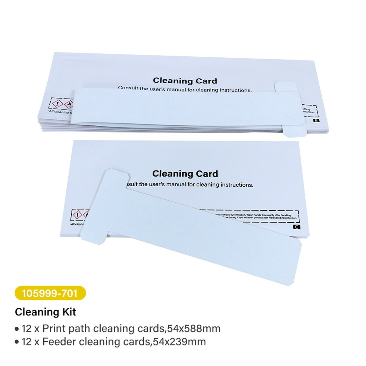 24pcs New Cleaning Kit Compatible for Zebra 105999-701 ZXP 7 Series 