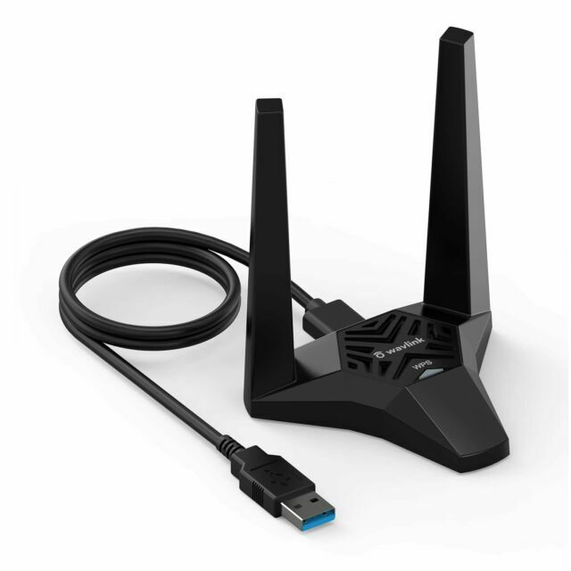 Wavlink WL-WN692A3 1300Mbps Dual-Band Wi-Fi Adapter - Black