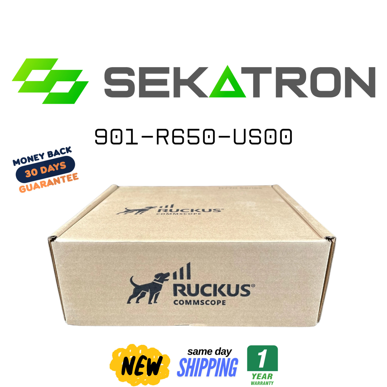 📶 NEW Ruckus 901-R650-US00 • WiFi 6 (802.11ax) • Dual-Band • Factory-Sealed ⚡
