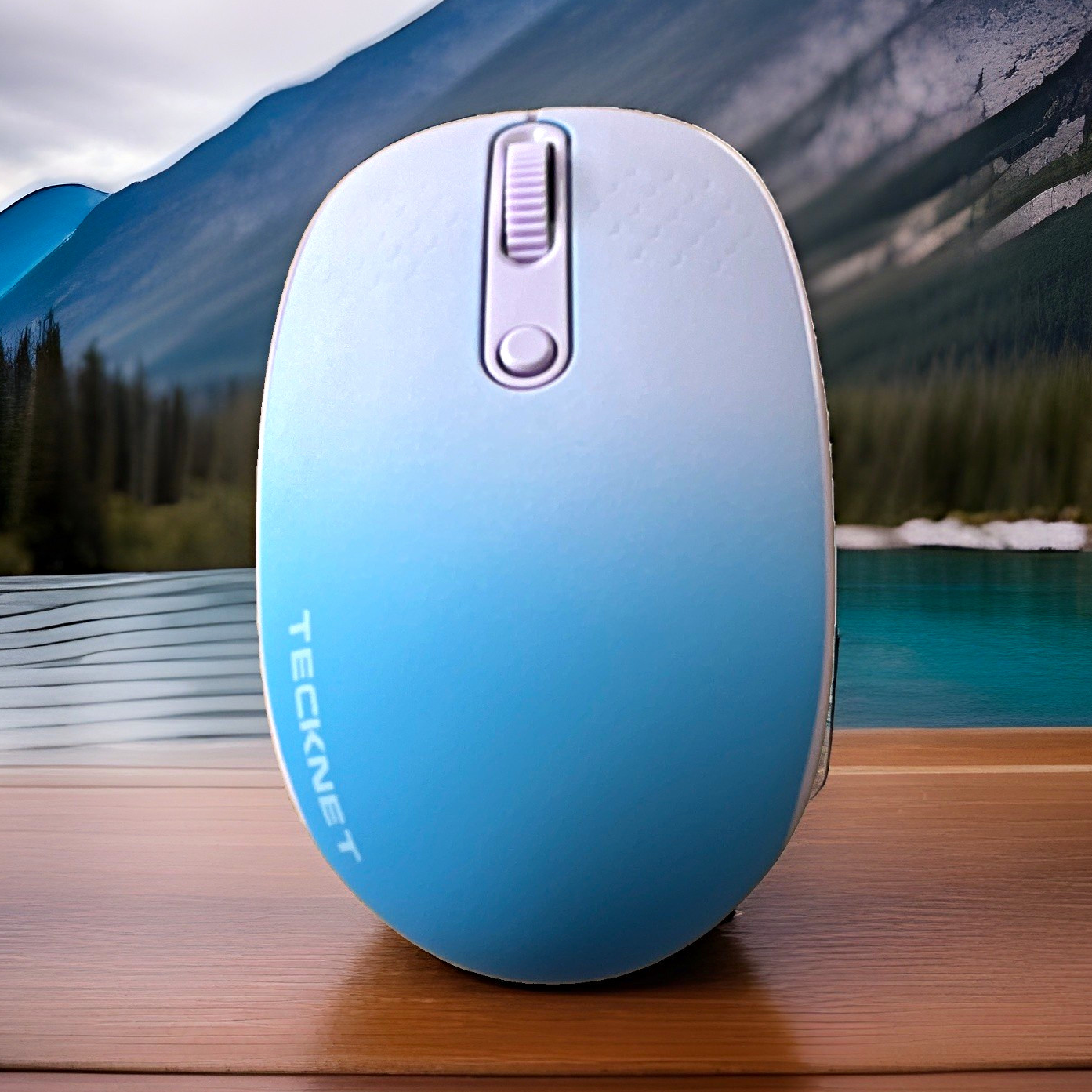 TeckNet TK-MS006 Wireless Optical Mouse Blue Adjustable DPI 1600 3-Button