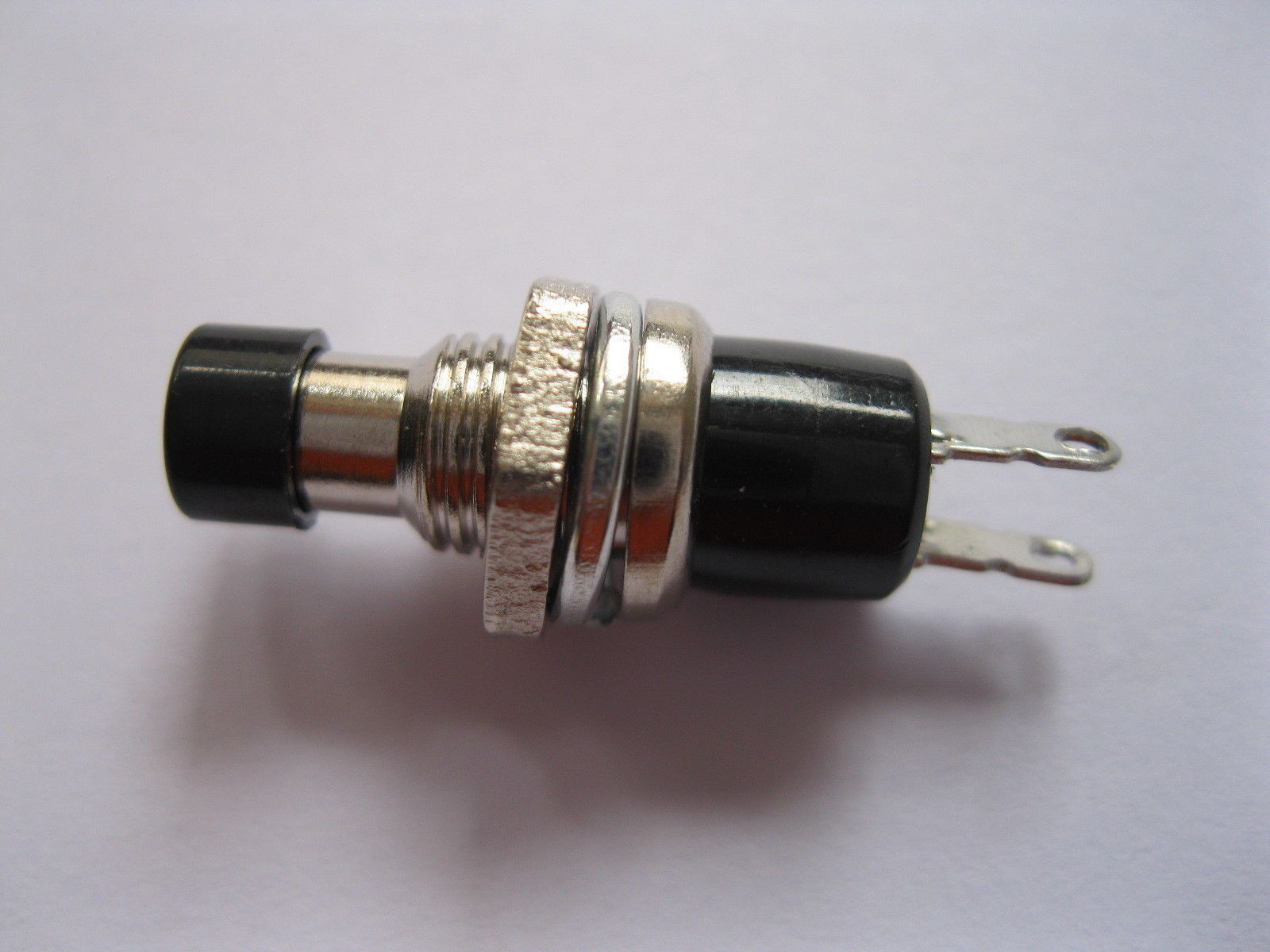100 pcs SPST Mini Push Momentary Switch Black 250V/3A 125V/6A Nomal ON Push OFF