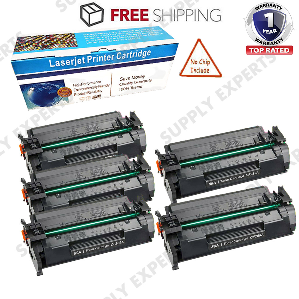 CF289A 89A With Chip Compatible for HP M507dn M528dn Black Toner Cartridge 5PK