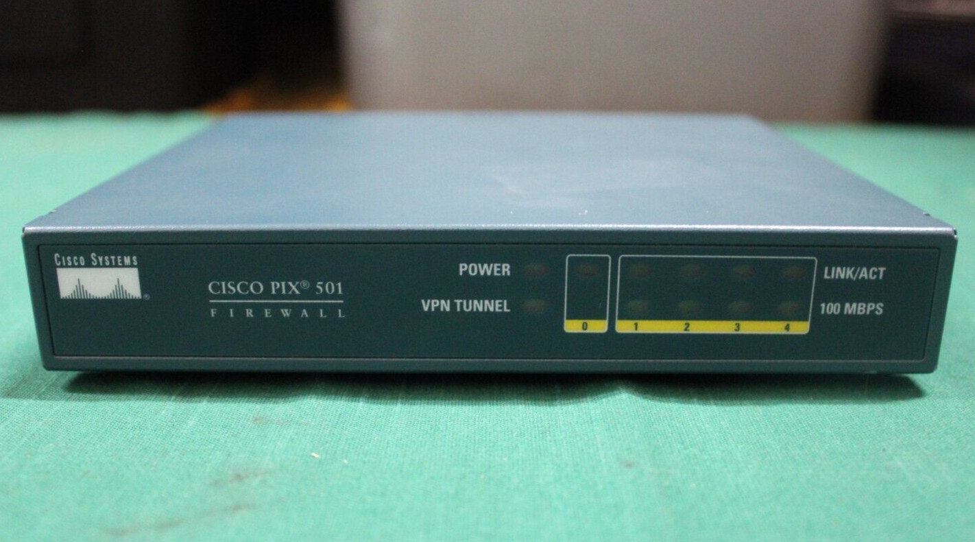 Cisco Systems PIX 501 Firewall 47-10539-01 No Power Supply