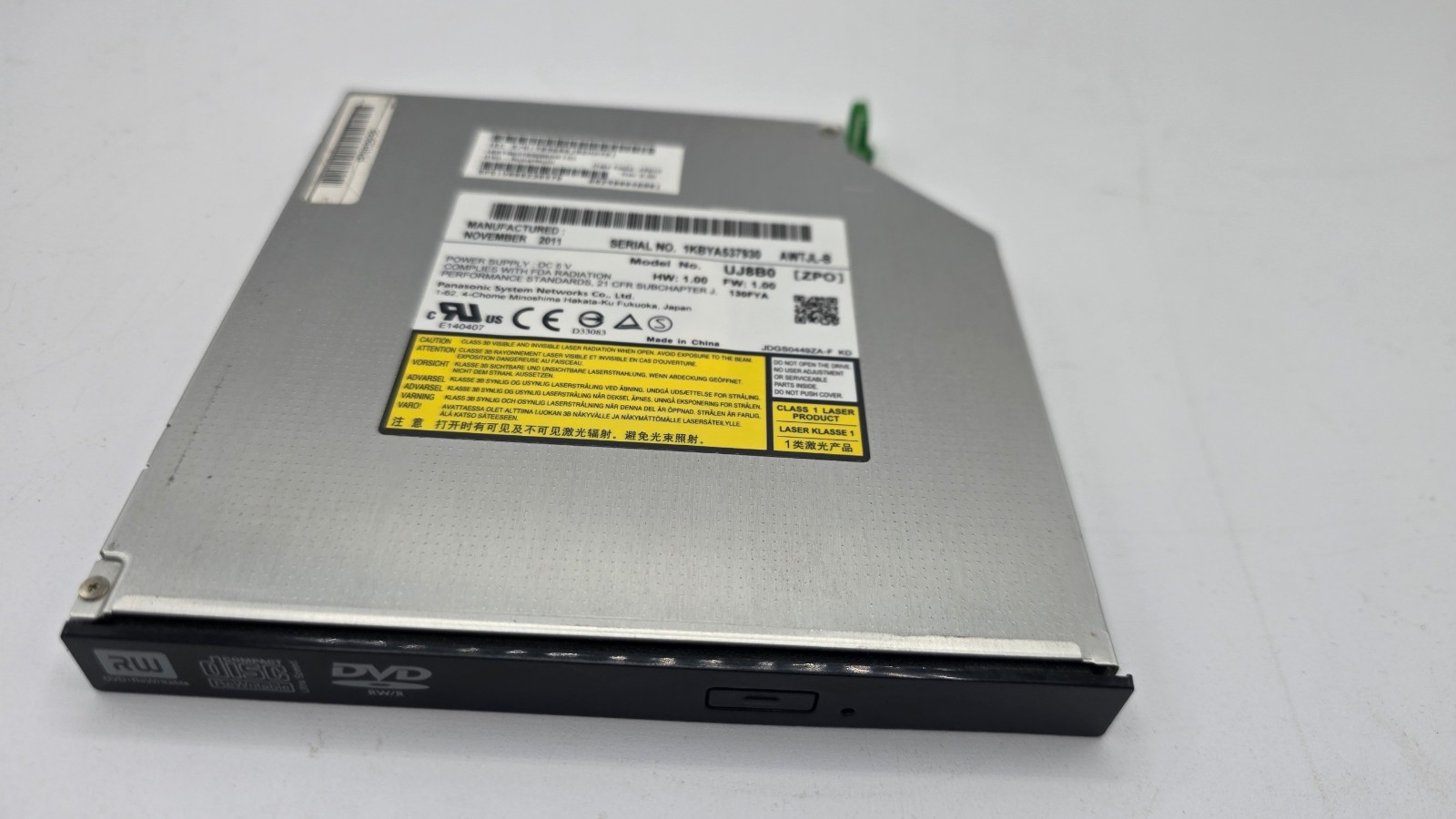 OEM SATA Slim CD DVD RW R+ Writer Multi Recorder UJ8B0 Apart1