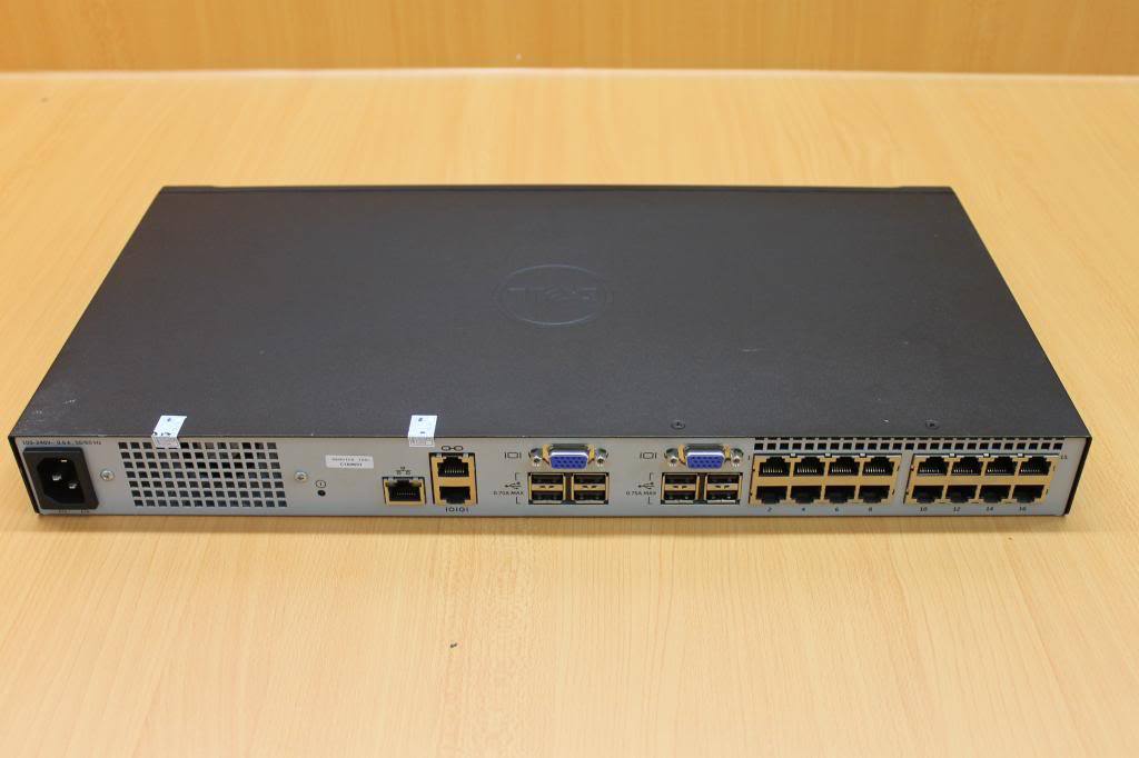 Dell PowerEdge 2161AD 2161 AD 16-Port Server KVM Console Switch