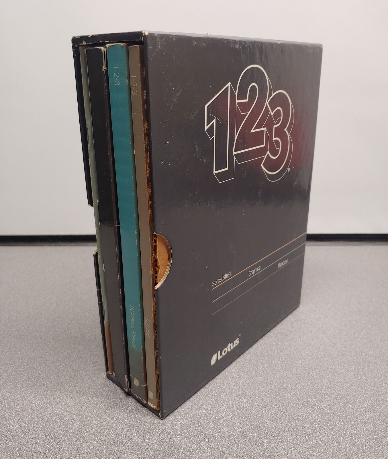 Lotus 123 Software & Disks for IBM w/ Manual & Disks, Release 2.01 