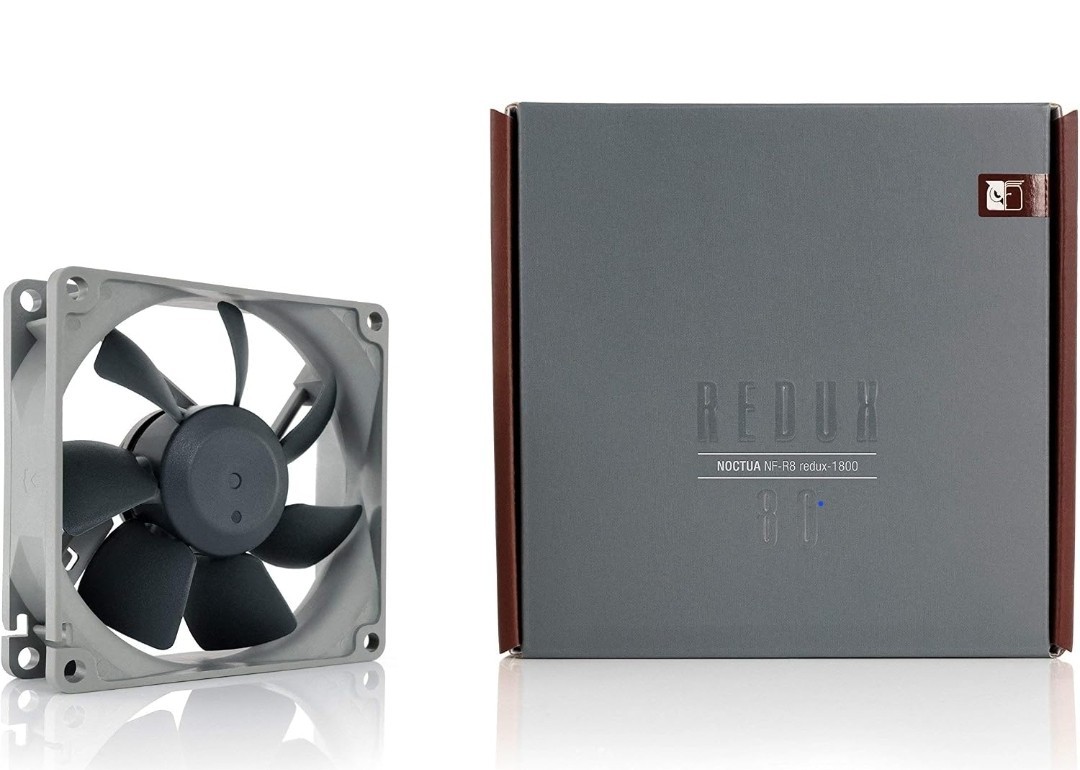 Noctua NF-R8 redux-1800 PWM High Performance Cooling Fan 4-Pin 1800RPM 80mm Grey