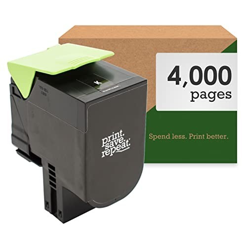 Toner Cartridge, Black, High Yield, 4000 Pages, For Lexmark CS310/CS410/CS510