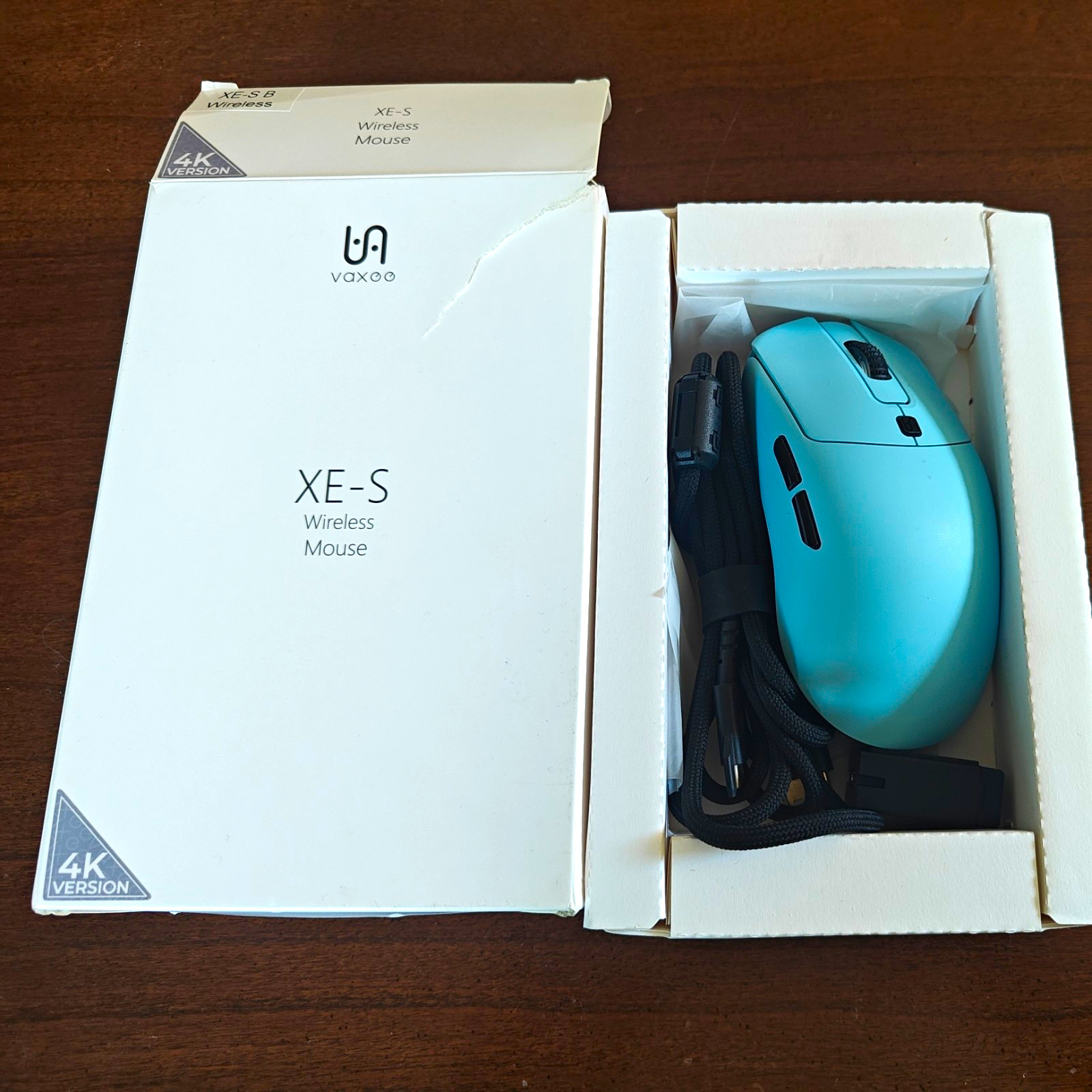 VAXEE XE-S Wireless Mouse 4K, Optical, 5-Button, 4000 DPI, Blue