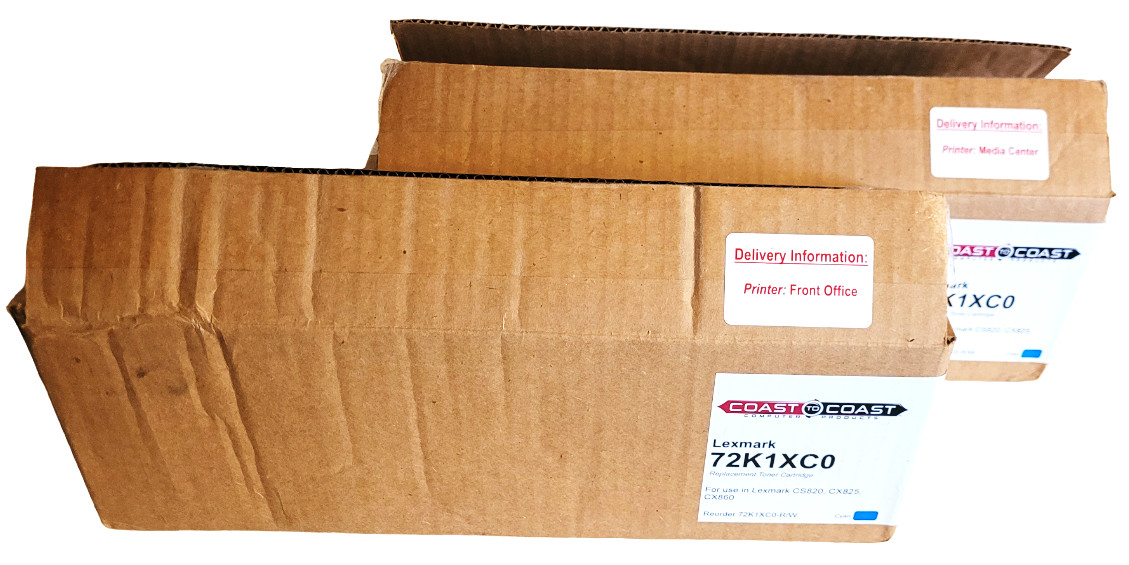 Toner Cartridge Replacement for 72K1XC0 Cyan Open Box