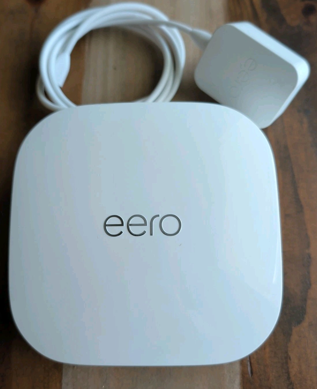 eero Pro 6E Tri-Band Mesh Wi-Fi 6E Router White S011111 w/ Power & Ethernet