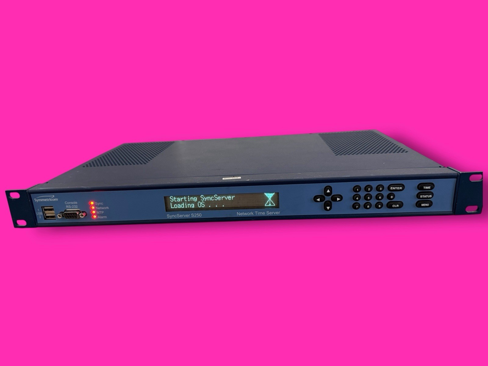 Symmetricom SyncServer S250 Network Time Server 1520R-S250-OCXO FOR PARTS