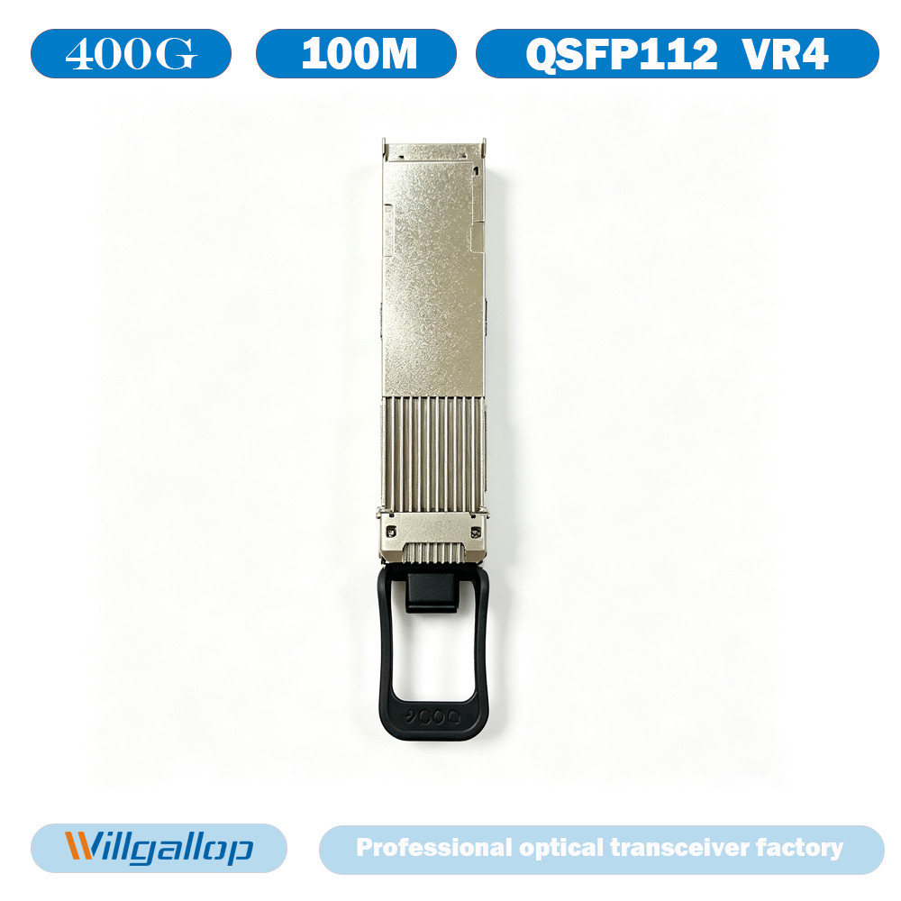 400GBASE‑VR4 QSFP112 Optical Module 850nm MMF MPO‑12 Connector 100m DDM Hot‑Swap