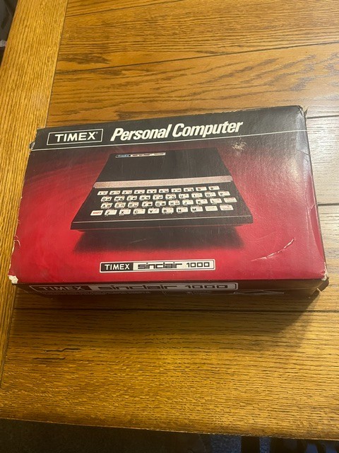 Timex Sinclair 1000 Personal Computer W/Box & Accessories-UNTESTED-READ-USED