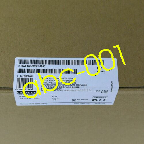 New Siemens 6AV6643-0CD01-1AX1 Touch Panel Expedited Shipping 1PC