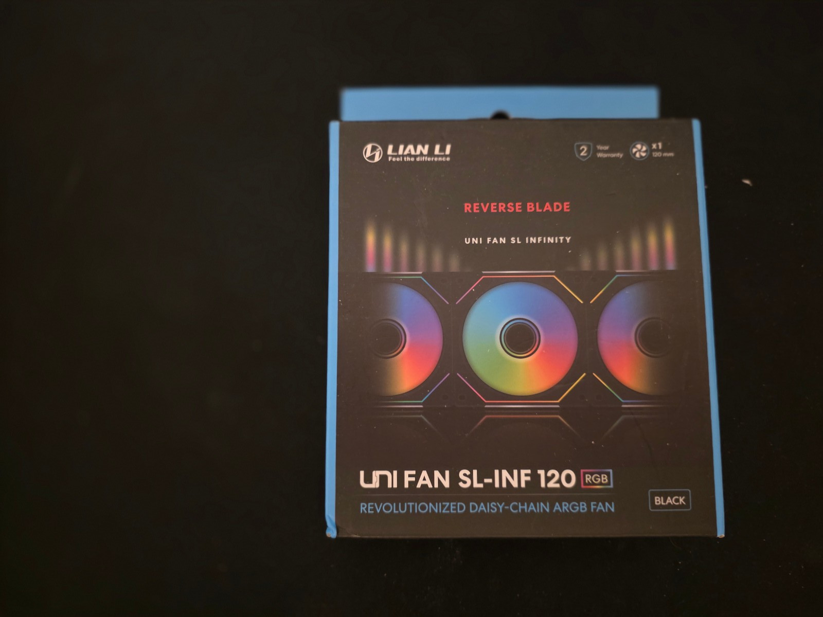 Lian Li UNI FAN SL-INF 120 Reverse Blade 120mm ARGB PWM 4-Pin Black