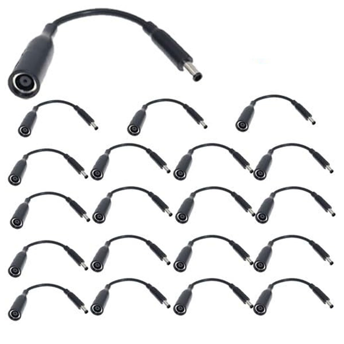 20PCS DC Power Charger Converter Adapter Cable 7.4mm to 4.5mm for Dell Small Tip