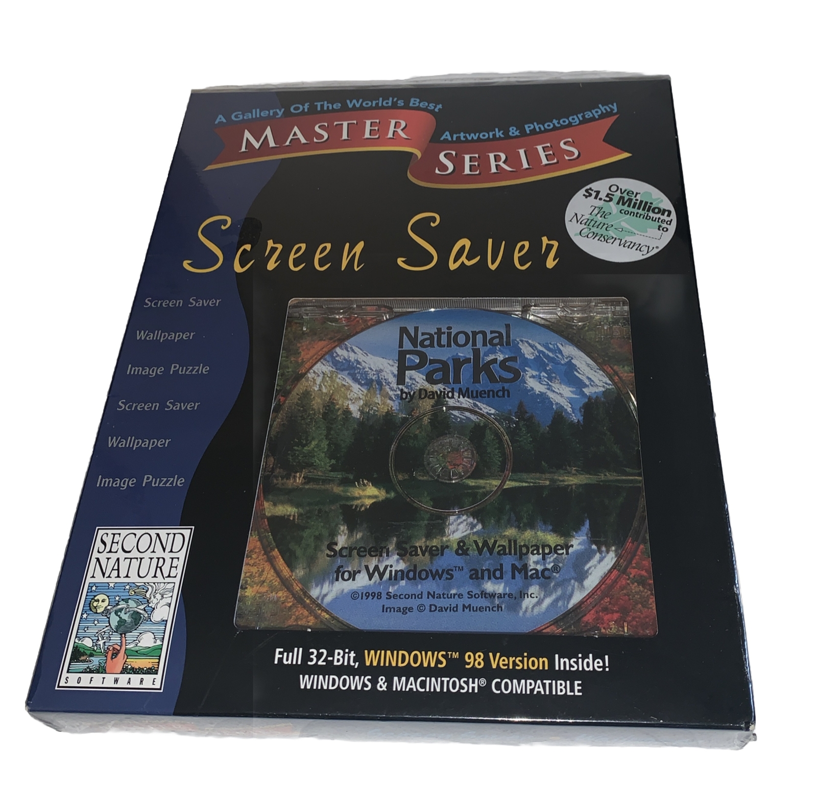 Master Series Screen Saver National Parks PC Software  NEW FACTORY SEALED