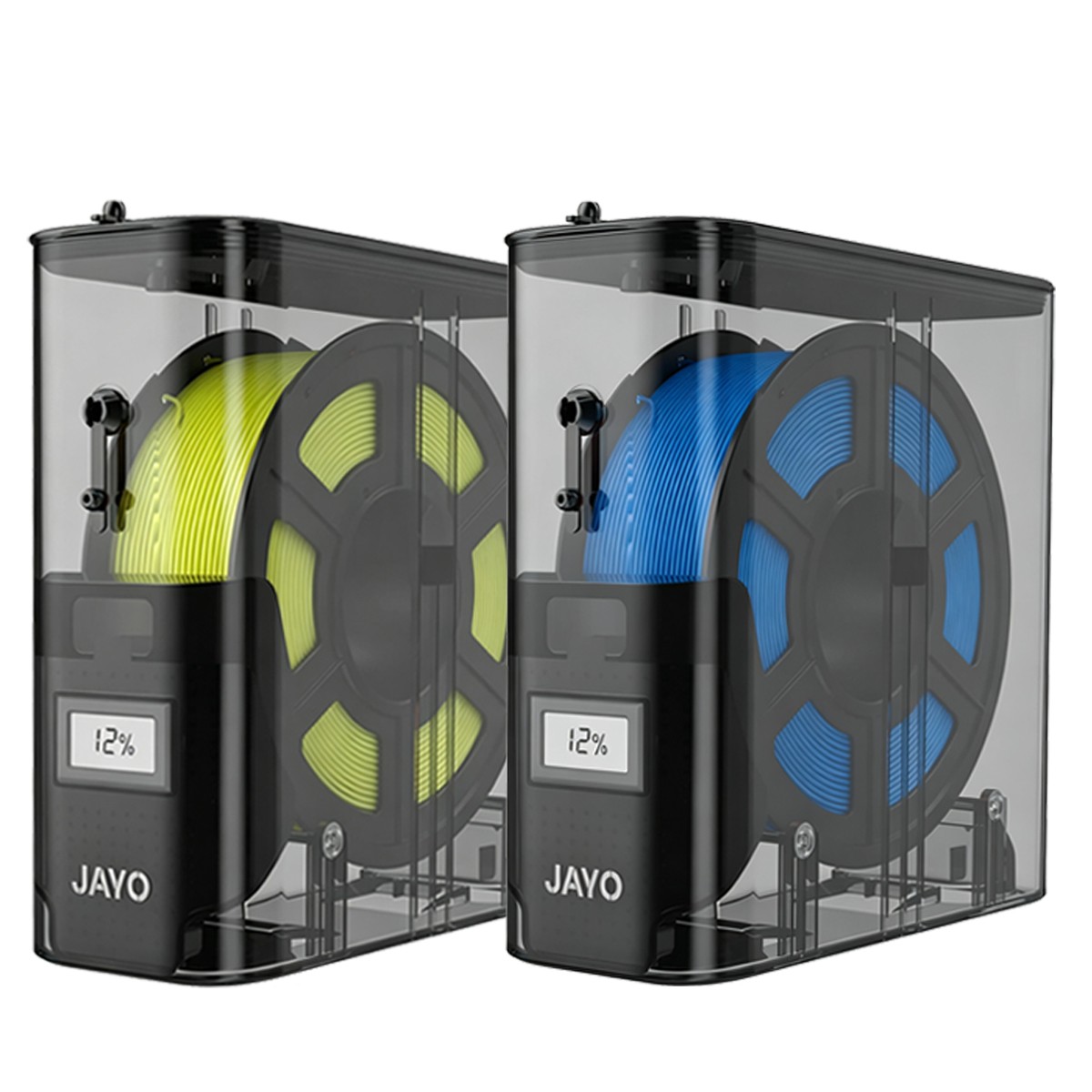 JAYO 2Pack Filament Storage Chamber J1 Stackable Box 1.75mm PLA No Heating Base