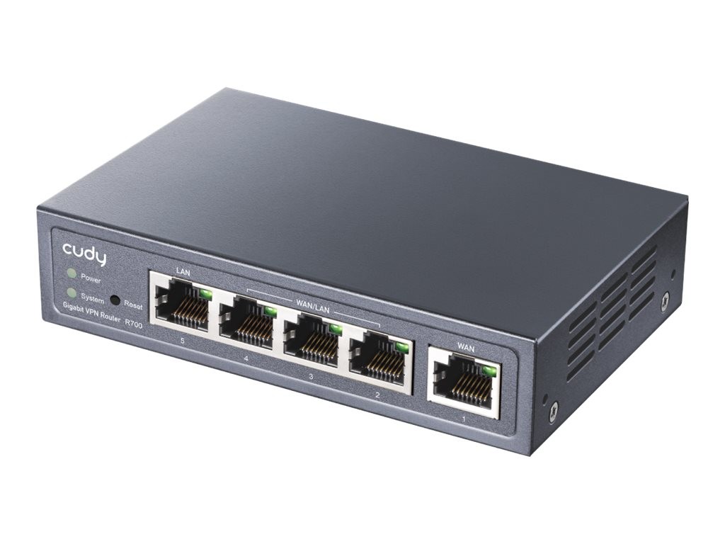 CUDY Multi-WAN VPN Router Router 1Gbps 4-Port 128-Bit VPN Ethernet R700