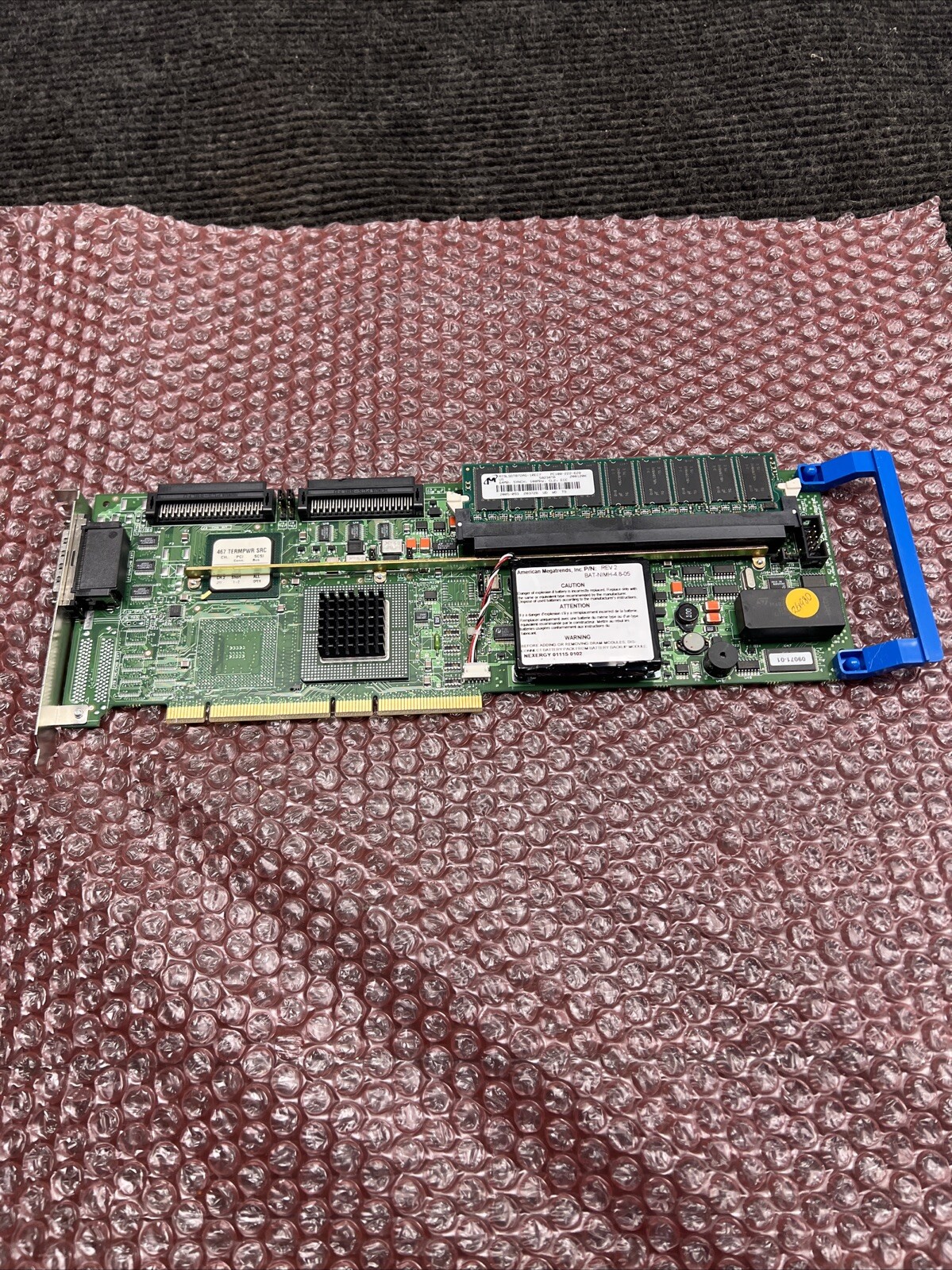 Used Original Dell SCSI PERC2 dual Channel Raid Controller 044TXF