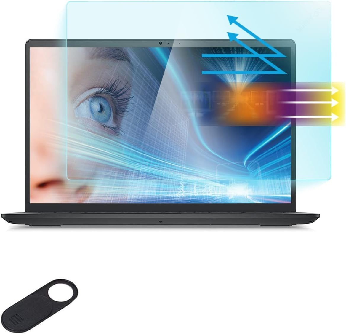 Anti-Blue Light Glare Screen Protector for 14" Dell Precision 3480 3490, Chromeb