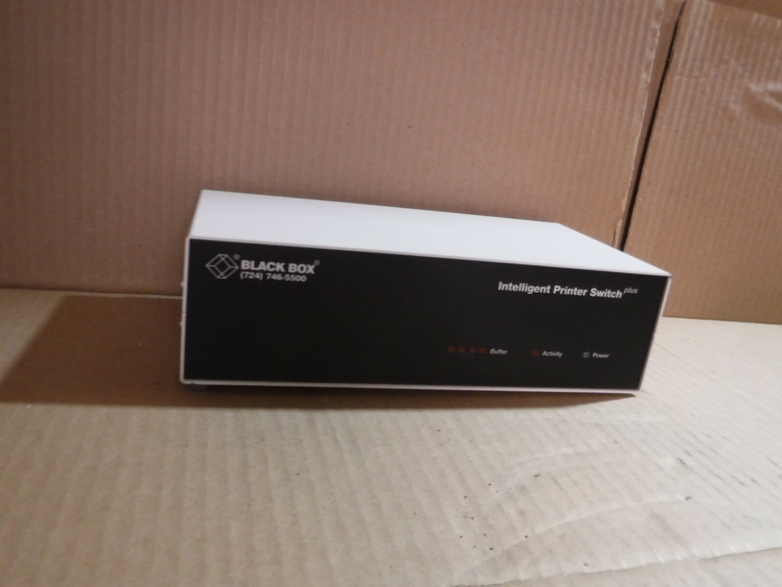 BLACK BOX PI9120A-RE INTELLIGENT PRINTER SWITCH  MODEL PS+6P