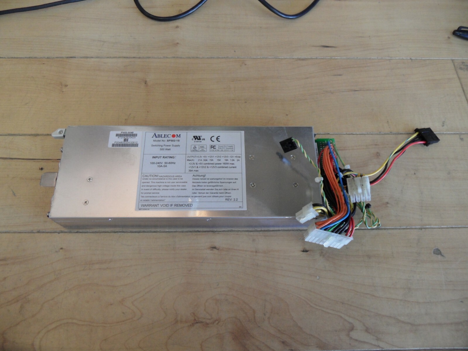 Ablecom SP502-1S Server Power Supply - Tested Working