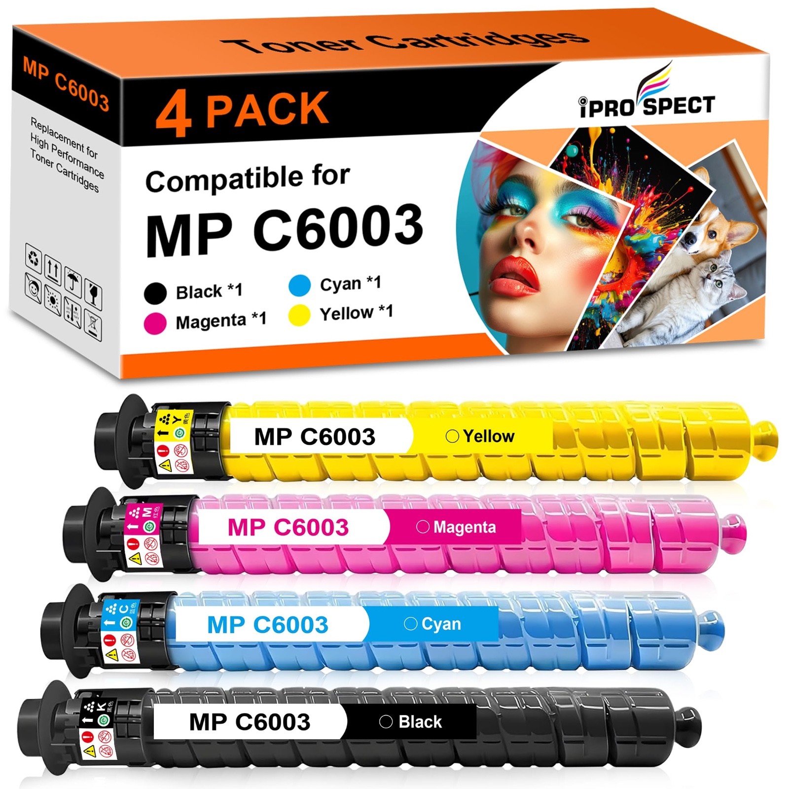 MP C6003 Toner Cartridge for Ricoh MPC4503sp/4504/5503sp/5504/6003sp/6004 Print