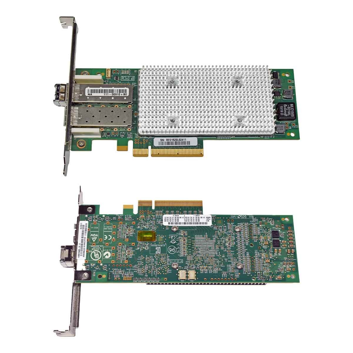 NetApp QLogic QLE2672 111-00910+B0 Dual Port 16G SFP+ FC Server Adapter
