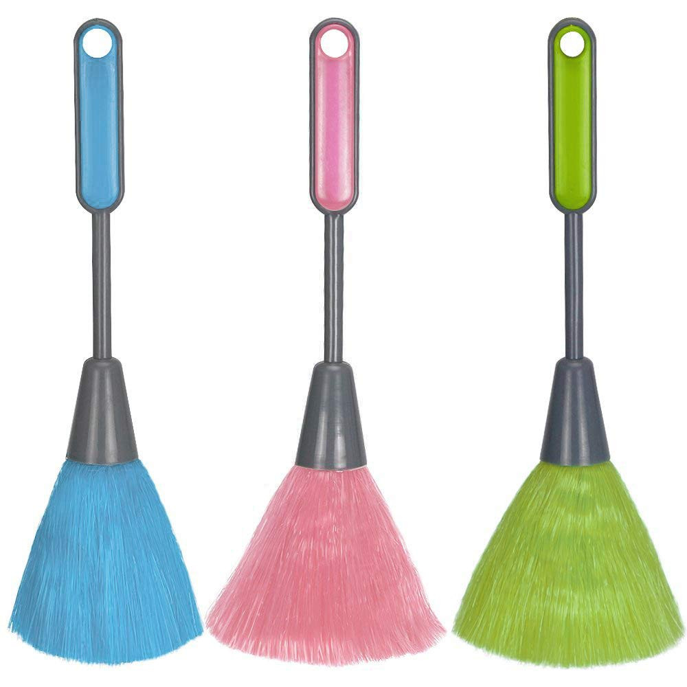 3 Pack Fluffy Microfiber Delicate Kitchen Duster Laptop Keyboard Brush Computer
