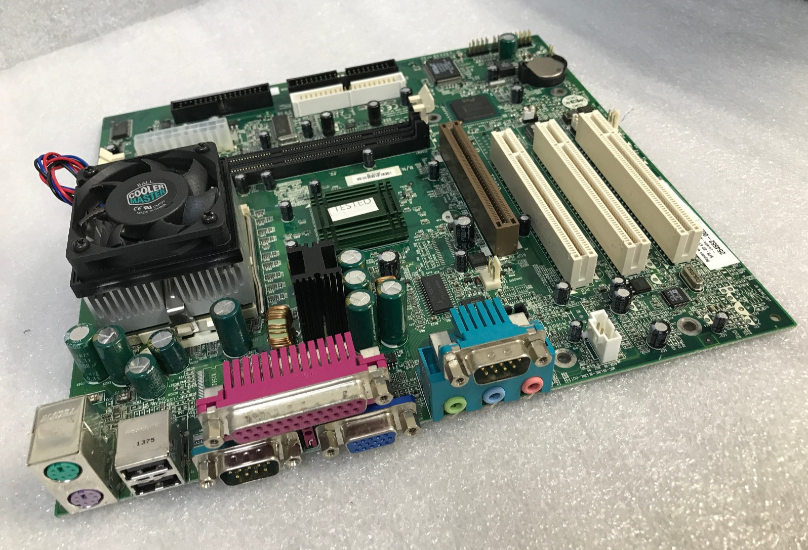 COMPAQ TR100 P/N 254552-002 Motherboard W/ SL5VR CPU & Heat SIink