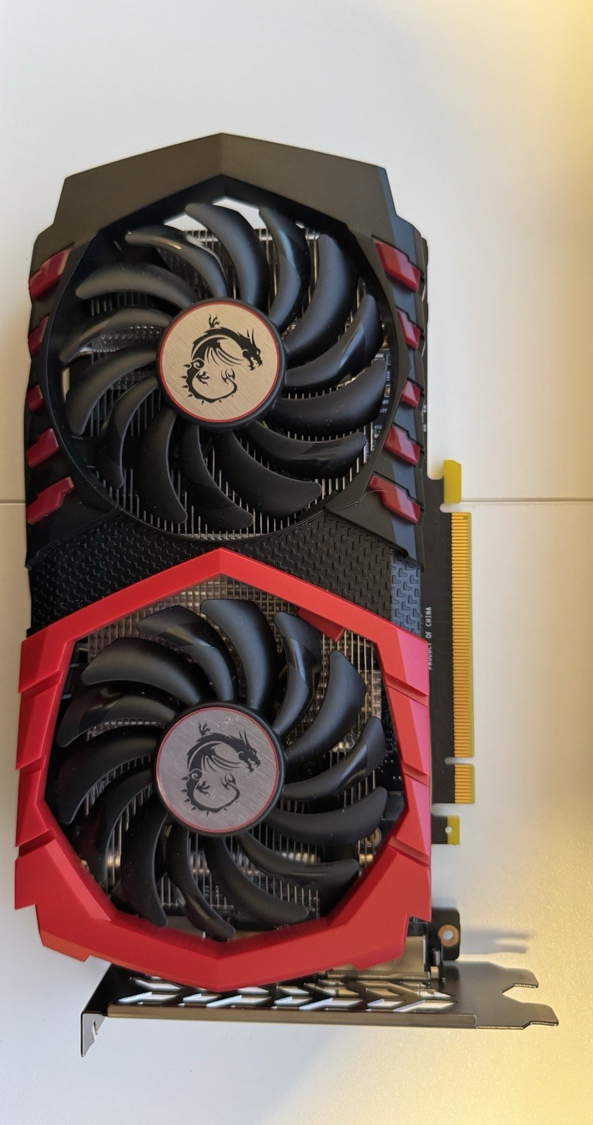 MSI GeForce GTX 1050 Ti GAMING X 4G 4GB Graphics Card Fan Heatsink