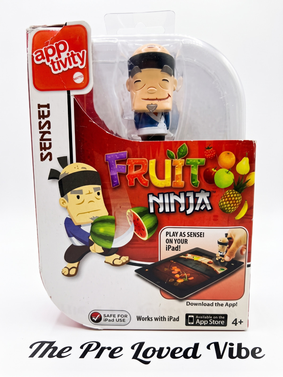2012 Fruit Ninja Sensei Apptivity iPad Interactive Figure Radica Mattel game