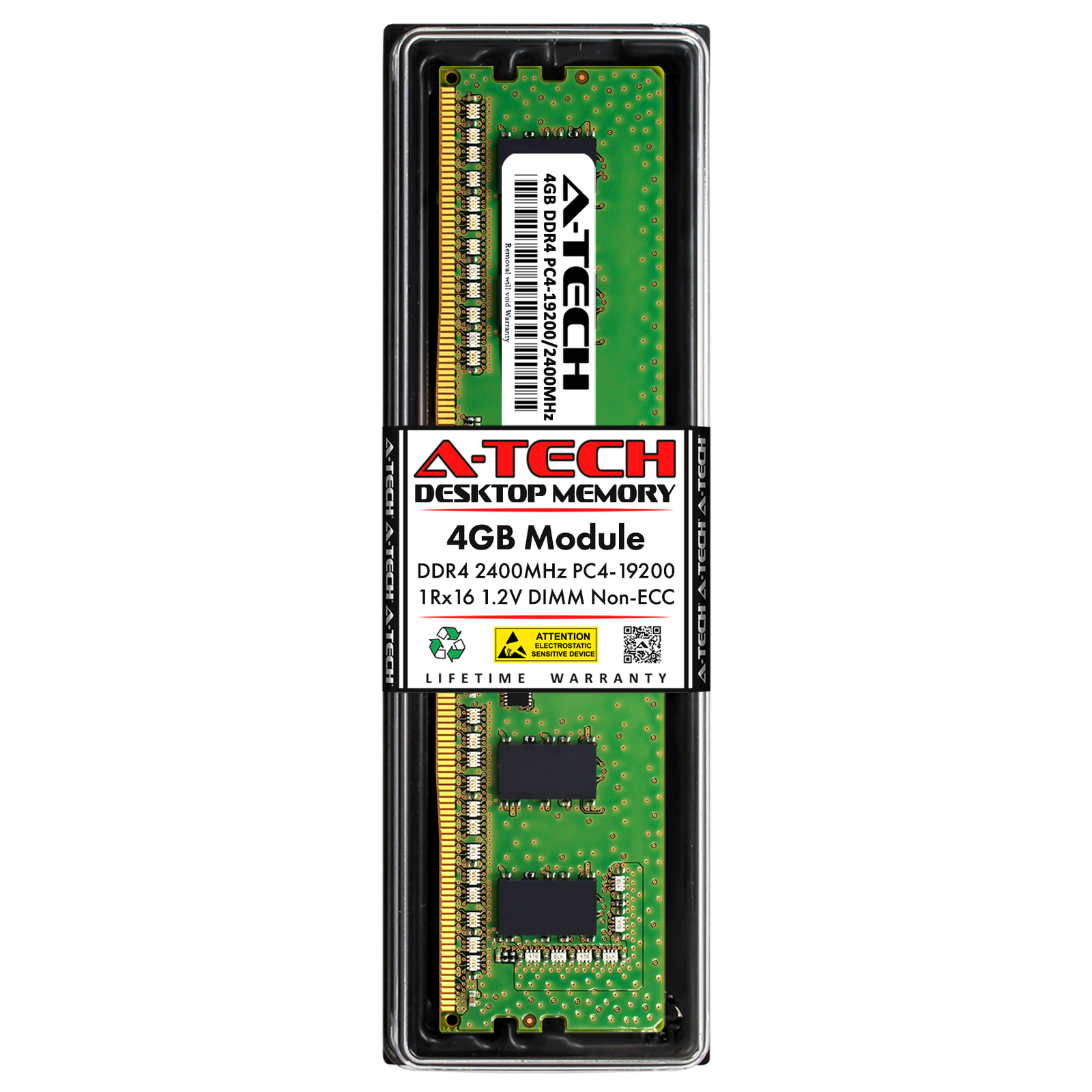 4GB DDR4 PC4-19200 DIMM Replacement for Micron MTA4ATF51264AZ-2G3H1R Memory RAM
