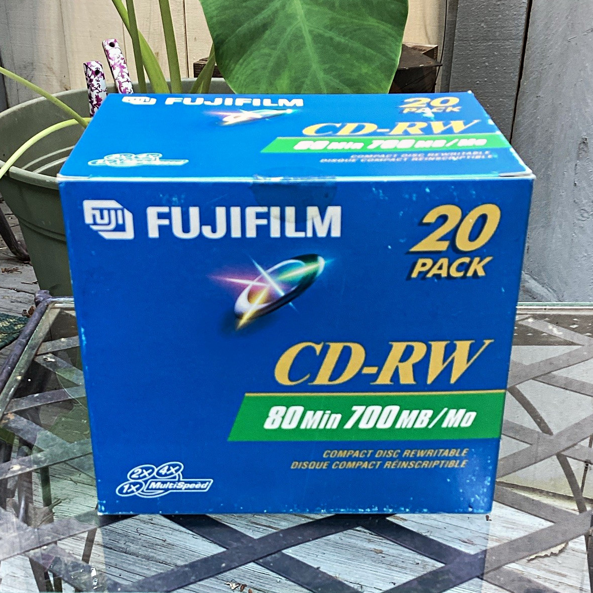 Fujifilm CD-RW Rewritable Disc 20 Pack 700MB 80 Min 4x MultiSpeed