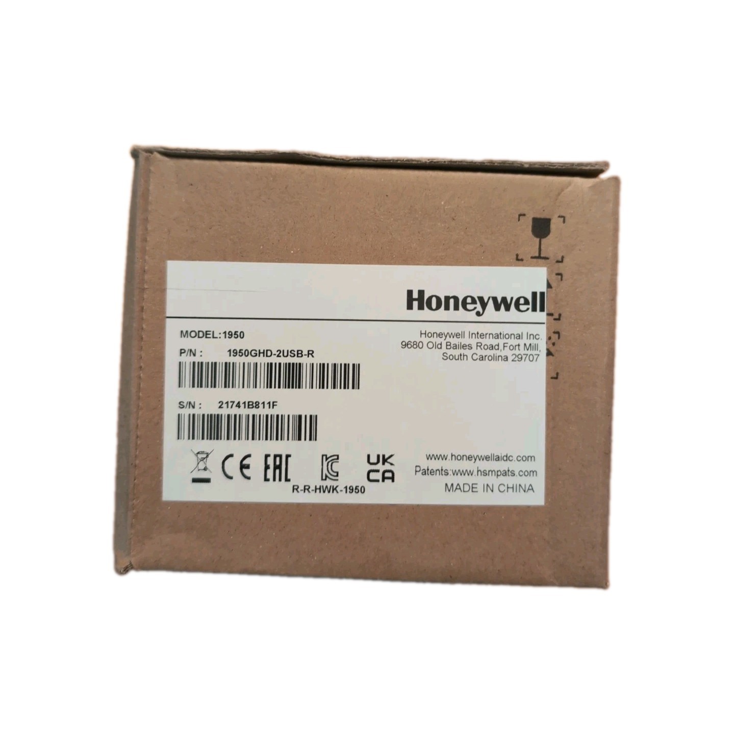 Honeywell Xenon Performance (XP) 1950g scanner kit with 9.8ft USB Cable