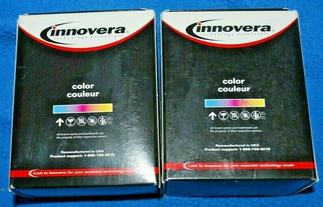 (NOS) Lot 2 HP95 INNOVERA TRICOLOR INK IVR66WN C8766WN Free US SHIP