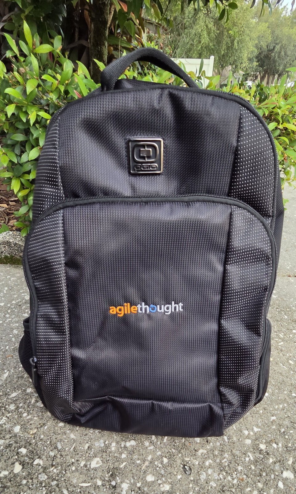 OGIO Roamer Black Backpack w/ Laptop Protective Pocket Company Branded