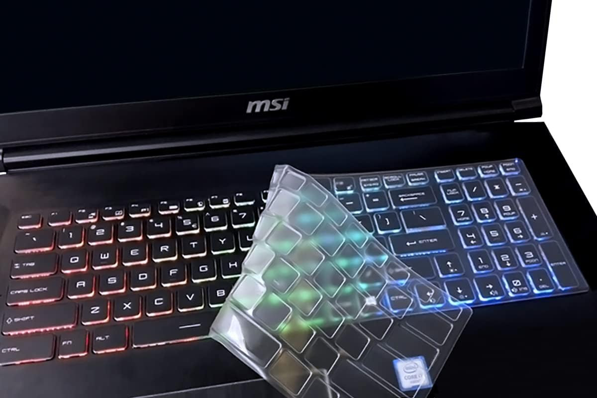 Keyboard Cover Skin for 15.6 17.3 MSI Gaming Laptop GE77 GS76 GP76 GE76 GP65