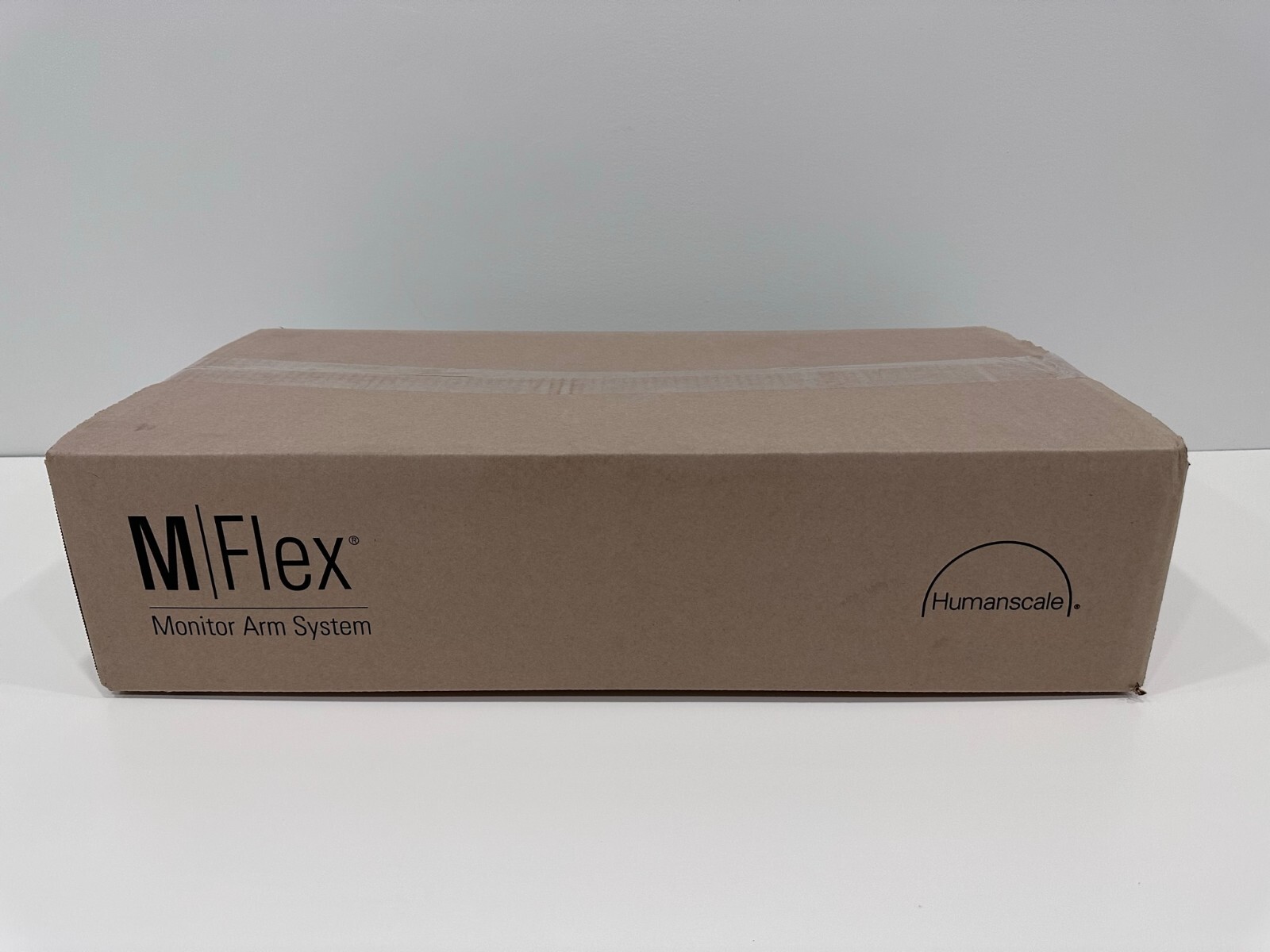 Humanscale Polished Aluminum White Trim M/Flex Monitor Arm (for 1 Monitor)
