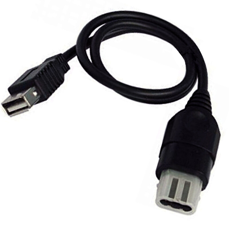 Female USB to Xbox controller port adapter cable 1st gen original Xbox 70cm