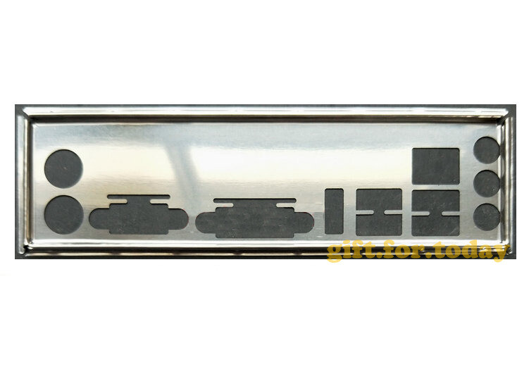 For ASRock J3455M & J4105M Shield I/O IO Rear Baffle Backplate Motherboard