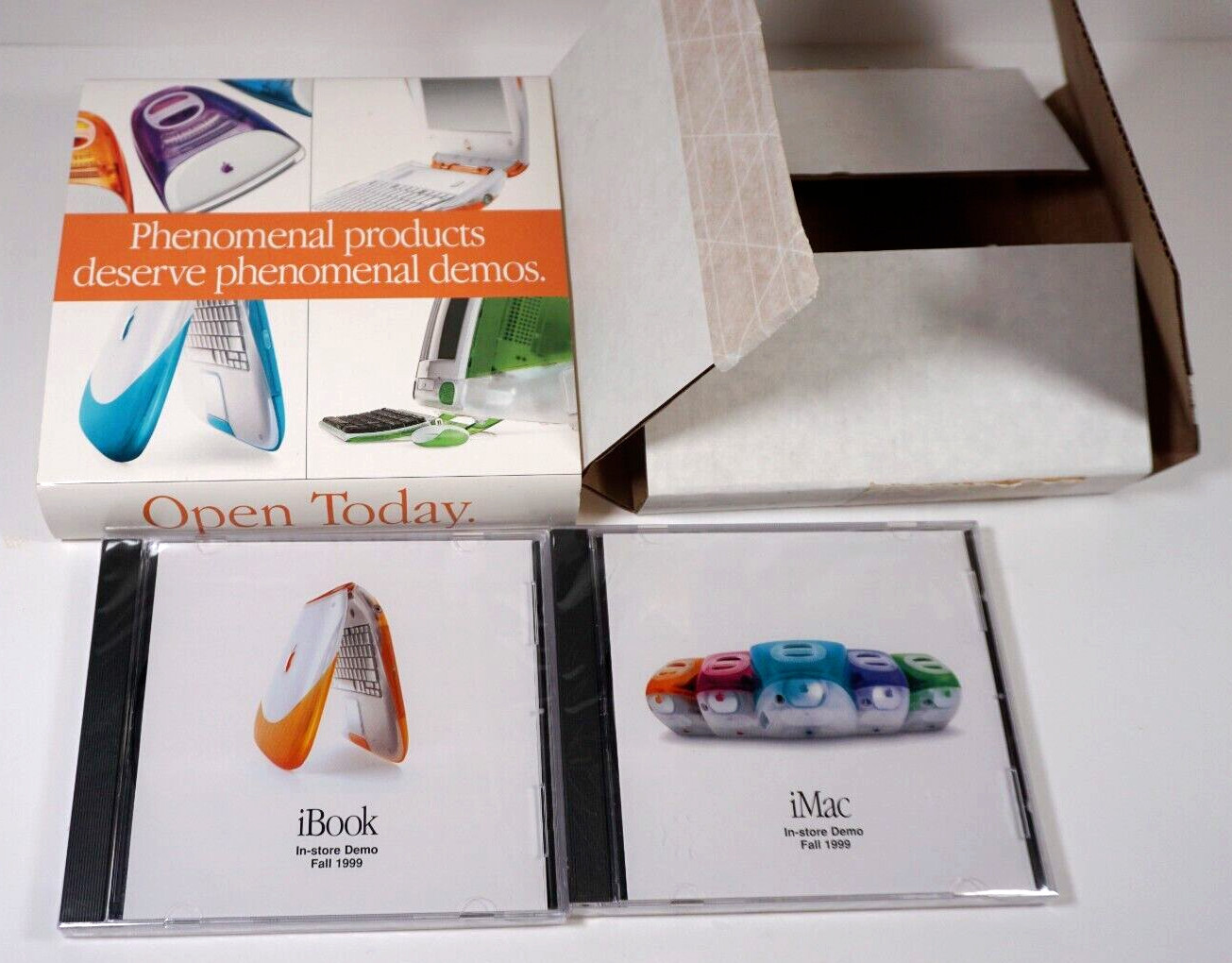 Apple In-Store Demo Set iMac & iBook Fall 1999 New Sealed with Original Box