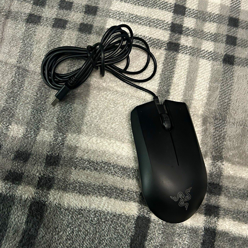 Razer Abyssus Essential Wired USB Optical Gaming Mouse 7200 DPI Black RZ01-0216