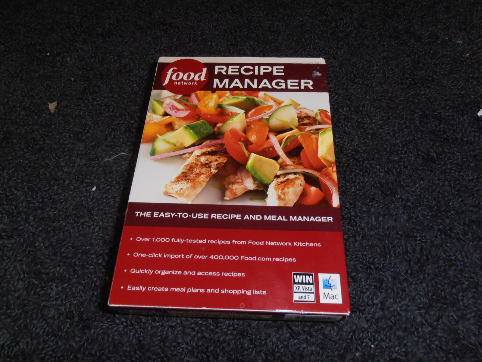 Food Network Recipe Manager (PC, Mac, 2010) Factory Selaed