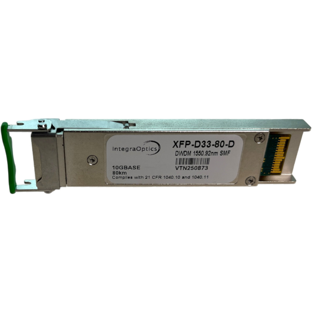 Integra Optics XFP-D33-80-D XFP Transceiver
