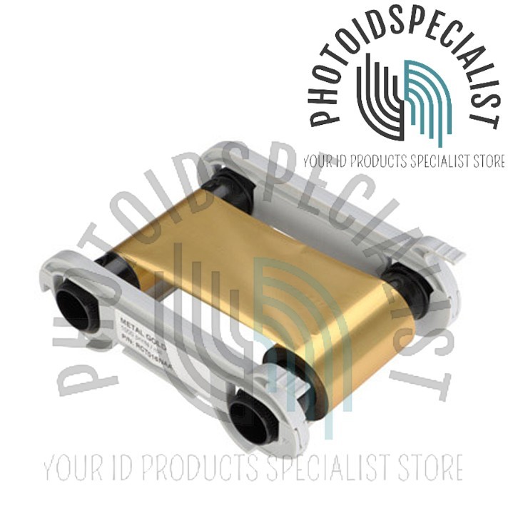 Evolis RCT016NAA Gold Monochrome Ribbon for Elypso/Zenius/Primacy - 1000 prints