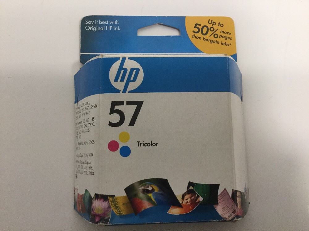 NEW GENUINE HP 57 Tri-color Original Printer Ink Cartridge EXP JAN/2010